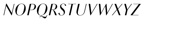 Chong Modern Italic Font UPPERCASE