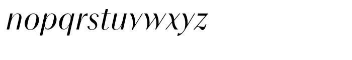 Chong Modern Italic Font LOWERCASE