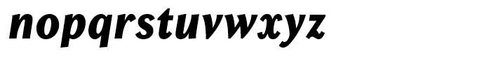 Chong Old Style Extra Bold Italic Font LOWERCASE