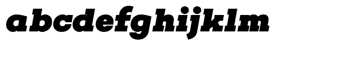 Choplin Black Italic Font LOWERCASE
