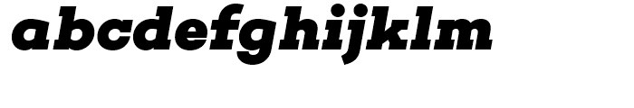 Choplin ExtraBold Italic Font LOWERCASE