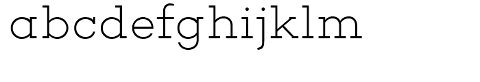 Choplin ExtraLight Font LOWERCASE