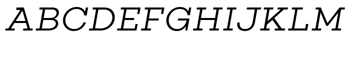 Choplin Light Italic Font UPPERCASE