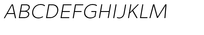 Chronica Light Italic Font UPPERCASE