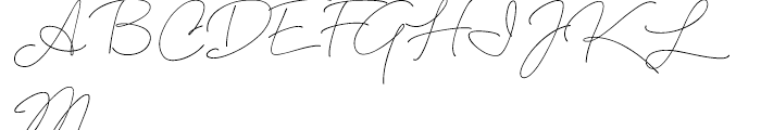 Chrysante Thin Font UPPERCASE