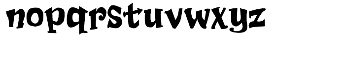 Chub Regular Font LOWERCASE