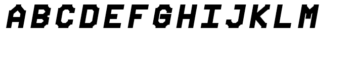 Chunkfeeder Bold Oblique Font UPPERCASE