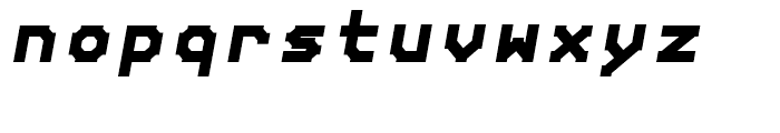 Chunkfeeder Bold Oblique Font LOWERCASE