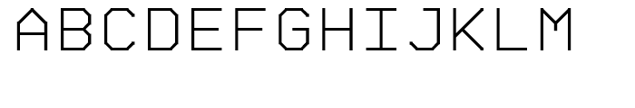 Chunkfeeder Light Font UPPERCASE