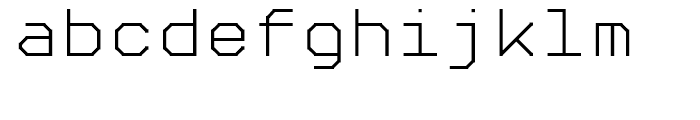 Chunkfeeder Light Font LOWERCASE