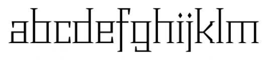 Chalice Light Regular Font LOWERCASE