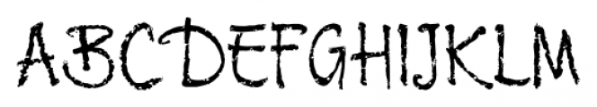 Chalky Regular Font UPPERCASE