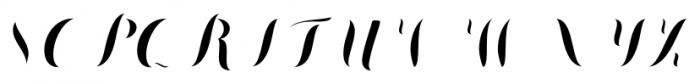 Chameleon Fill Solid Font UPPERCASE