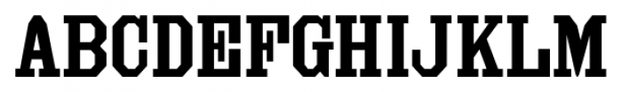 Chamfer Serif JNL Regular Font UPPERCASE