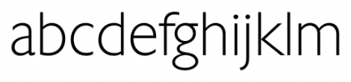 Chantilly Serial Xlight Font LOWERCASE