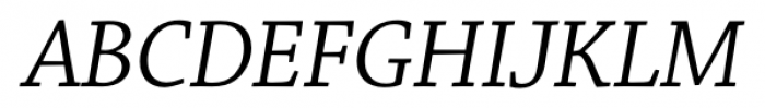 Chaparral® Pro Subhead Italic Font UPPERCASE