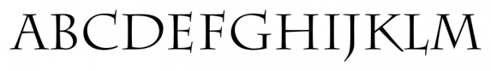 Charlemagne® Std Regular Font UPPERCASE