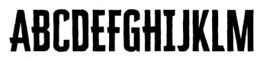Cheddar Gothic Sans Font UPPERCASE