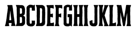 Cheddar Gothic Serif Font LOWERCASE