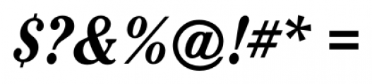 Cheltenham FS Bold Condensed Italic Font OTHER CHARS