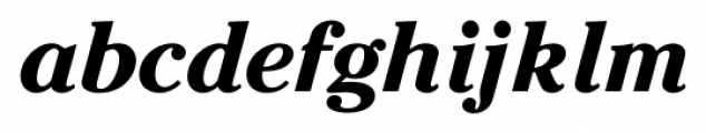 Cheltenham FS Bold Italic Font LOWERCASE