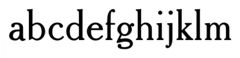 Cheltenham Old Style Pro Regular Font LOWERCASE