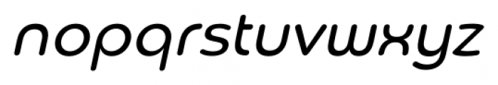 Chennai Oblique Font LOWERCASE