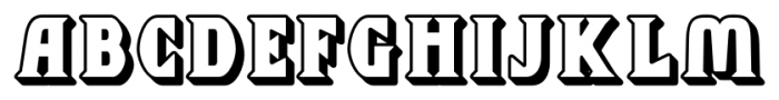 Chequers Embossed Font LOWERCASE
