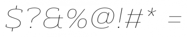 Chercher Hairline Italic Font OTHER CHARS