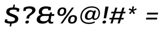 Chercher Medium Italic Font OTHER CHARS