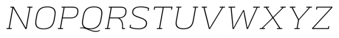 Chercher Thin Italic Font UPPERCASE