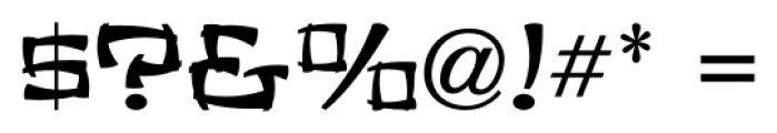 Chinese Menu JNL Regular Font OTHER CHARS