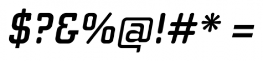 Cholla Slab Bold Oblique Font OTHER CHARS