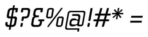 Cholla Slab Oblique Font OTHER CHARS