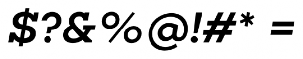 Choplin Medium Italic Font OTHER CHARS