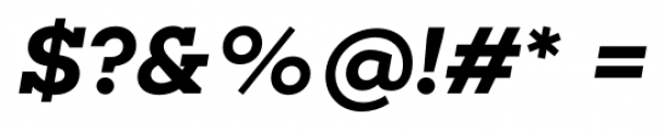 Choplin SemiBold Italic Font OTHER CHARS