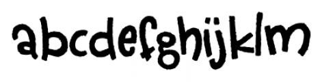 Chorxy Regular Font LOWERCASE