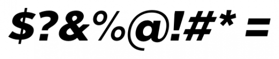 Chronica Pro Black Italic Font OTHER CHARS