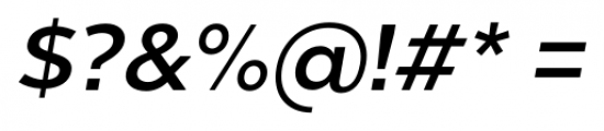 Chronica Pro Medium Italic Font OTHER CHARS