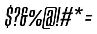 Chupada Italic Font OTHER CHARS