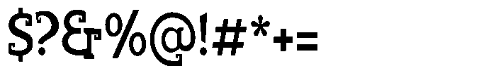 Chaak Condensed Book Font OTHER CHARS