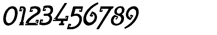 Chaak Pro Condensed Italic Font OTHER CHARS