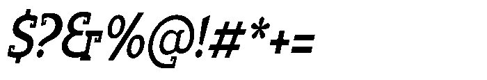Chaak Pro Condensed Italic Font OTHER CHARS