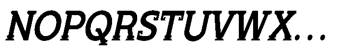 Chaak Pro Condensed Medium Italic Font UPPERCASE