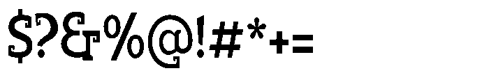 Chaak Pro Condensed Font OTHER CHARS