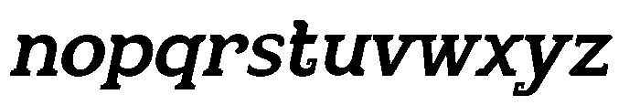 Chaak Pro Medium Italic Font LOWERCASE