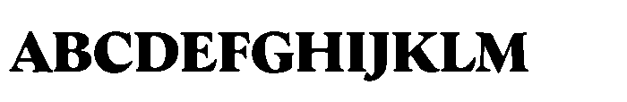 Chaconne Extra Bold Font UPPERCASE