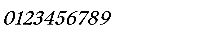 Chaconne Regular Italic Font OTHER CHARS