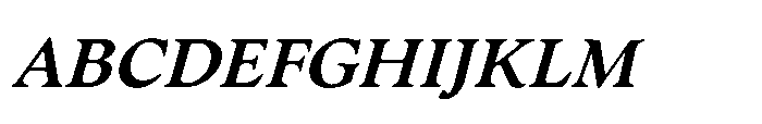 Chaconne Semi Bold Italic Font UPPERCASE