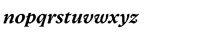 Chaconne Semi Bold Italic Font LOWERCASE